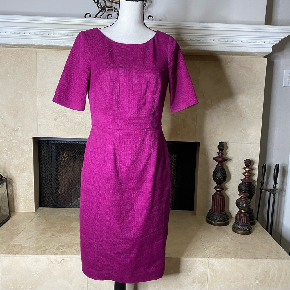 Boden Magenta Cotton Classic Dress Size 6R